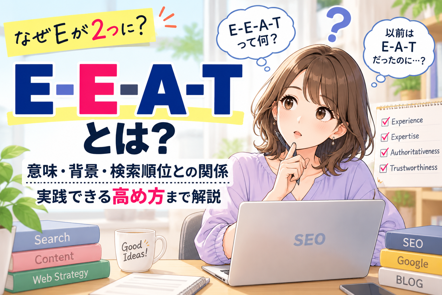 E-E-A-Tとは?意味と4要素を初心者にもわかりやすく解説